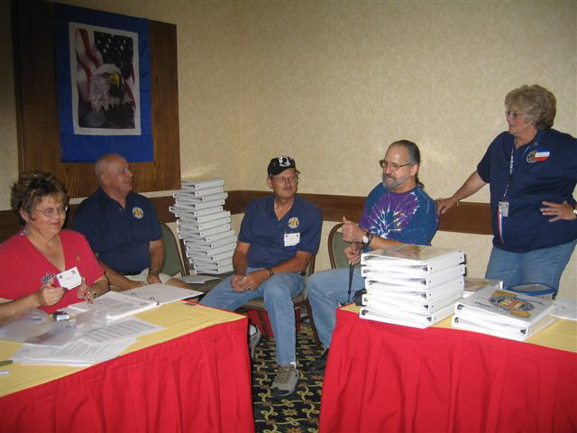 Chapter 47 members @ Registration