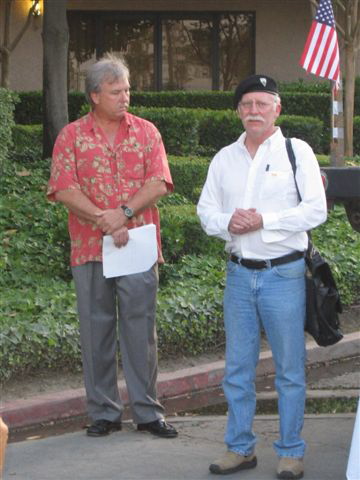 Lee Millett (POW sculptor) @ ceremony