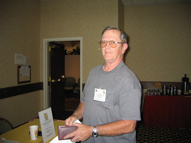 Ed Mentz @ Registration